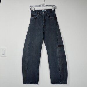 Agolde Dark teal Flare & Wide Leg Jeans in size 23